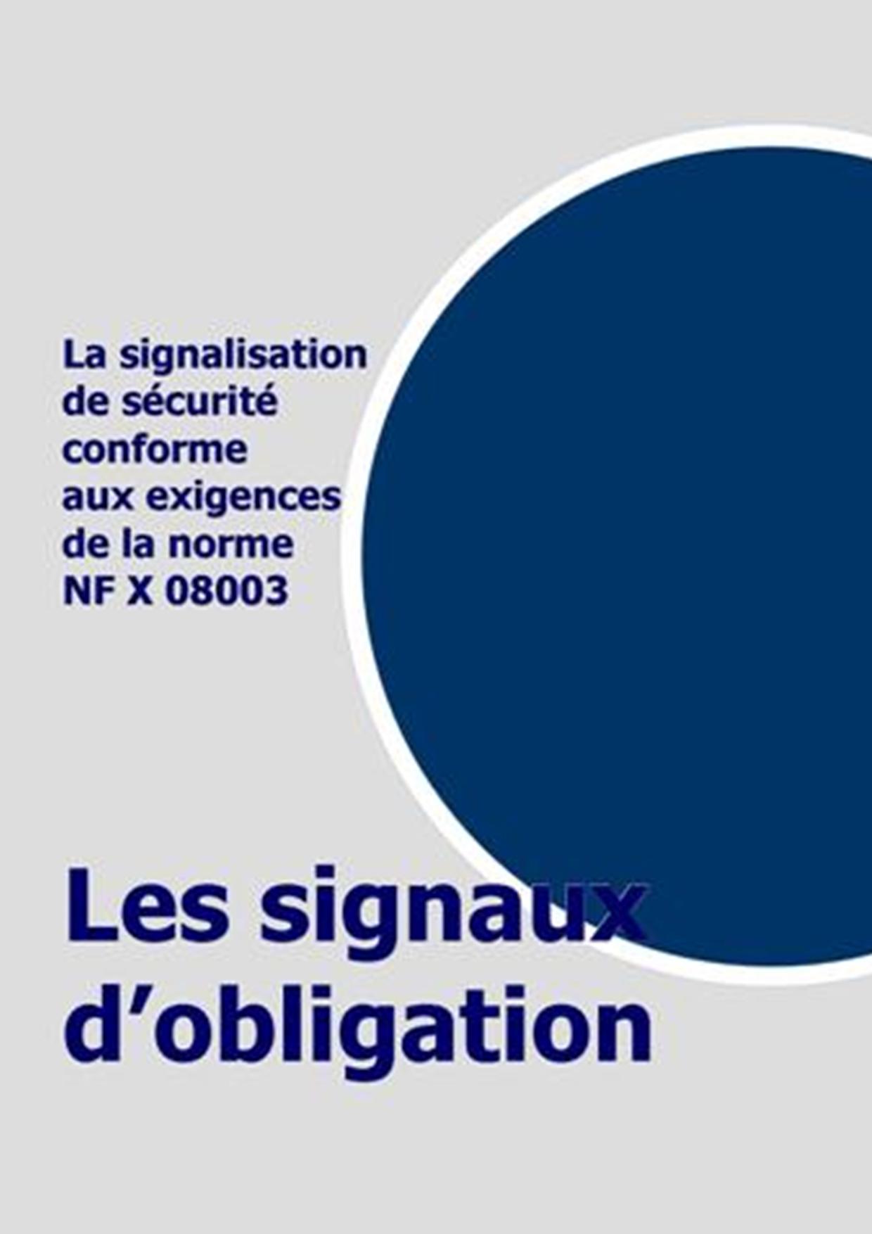 Panneaux d'obligation de scurit