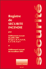 Registre de scurit incendie pour ERT et ERP  (  R-SI) - Tous tablissements